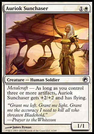 Auriok Sunchaser (Scars of Mirrodin) Medium Play