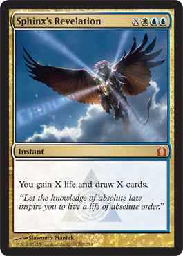 Sphinx's Revelation (Return to Ravnica) Medium Play Foil