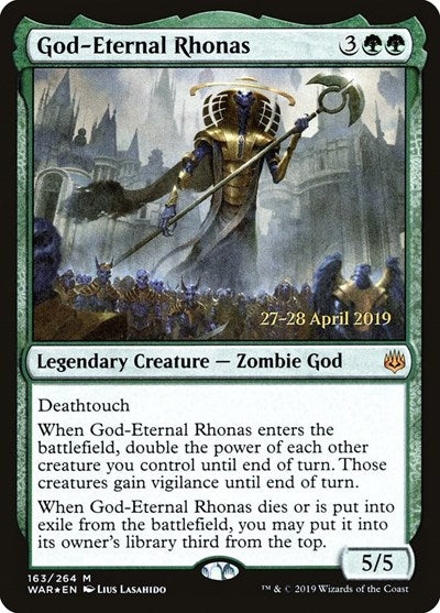 God-Eternal Rhonas (Promos: Prerelease Cards) Near Mint Foil