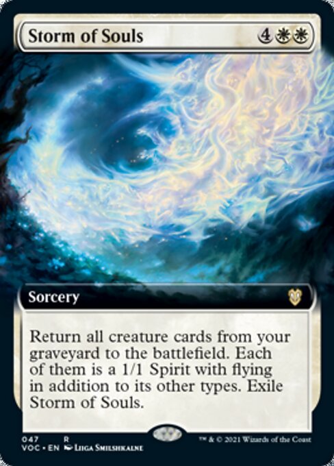Storm of Souls (Extended Art) (Commander 2021 Crimson Vow) Near Mint