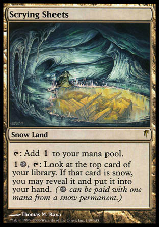 Scrying Sheets (Coldsnap) Heavy Play