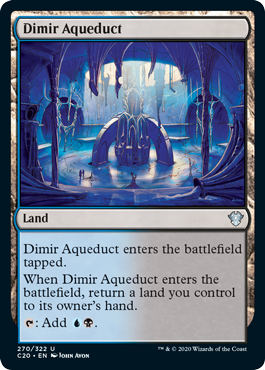 Dimir Aqueduct (Commander 2020 Ikoria) Near Mint