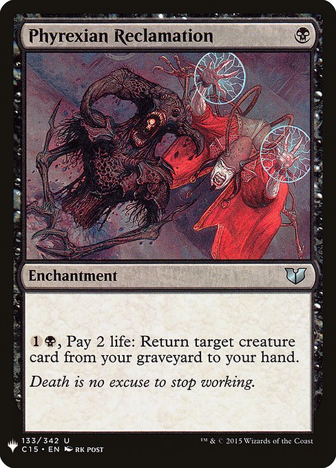 Phyrexian Reclamation (Mystery Booster) Near Mint