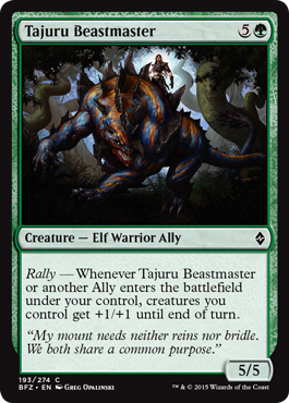 Tajuru Beastmaster (Battle for Zendikar) Near Mint