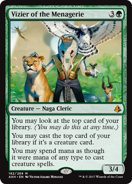Vizier of the Menagerie (Amonkhet) Near Mint
