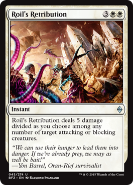 Roil's Retribution (Battle for Zendikar) Near Mint