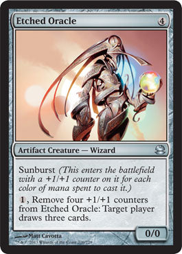 Etched Oracle (Modern Masters) Medium Play Foil