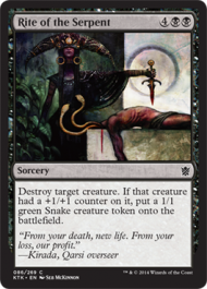 Rite of the Serpent (Khans of Tarkir) Near Mint