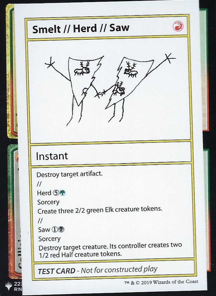 Smelt / Herd / Saw (Mystery Booster Test Print) Near Mint