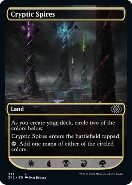 Cryptic Spires (Double Masters 2022) Damaged / Poor