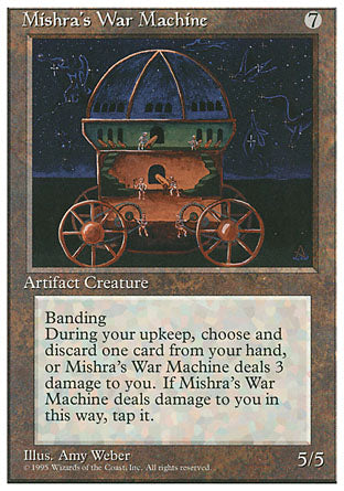 Mishra's War Machine (4th Edition) Medium Play