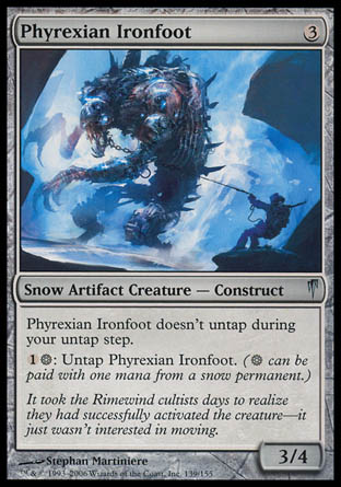 Phyrexian Ironfoot (Coldsnap) Medium Play