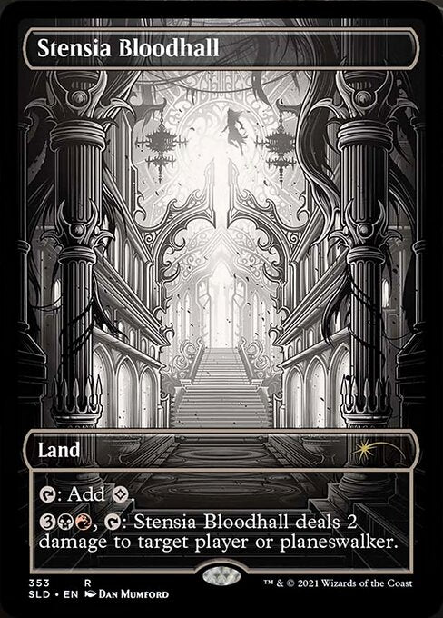 Stensia Bloodhall (Secret Lair) Light Play Foil