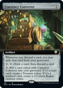 Currency Converter (Extended Art) (Commander: Streets of New Capenna) Near Mint