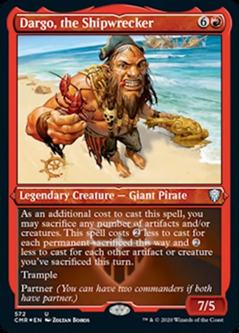 Dargo, the Shipwrecker (Foil Etched) (Commander Legends) Near Mint Foil