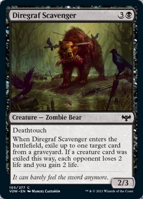 Diregraf Scavenger (Innistrad: Crimson Vow) Medium Play