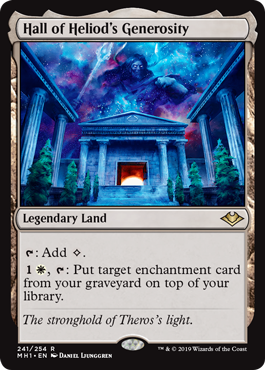 Hall of Heliod's Generosity (Modern Horizons) Medium Play Foil