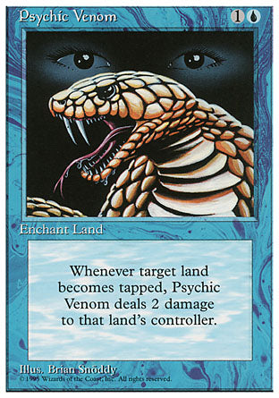 Psychic Venom (4th Edition) Medium Play