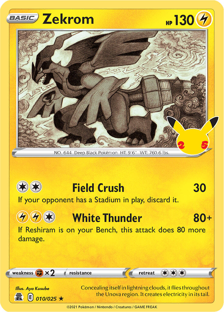 Zekrom (010/025) [SWSH: Celebrations]