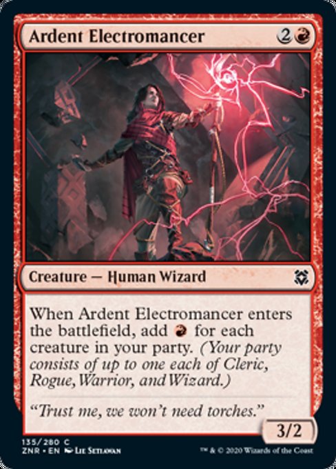 Ardent Electromancer (Zendikar Rising) Near Mint