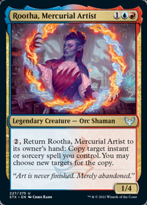 Rootha, Mercurial Artist (Strixhaven) Near Mint Foil