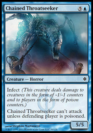Chained Throatseeker (New Phyrexia) Medium Play