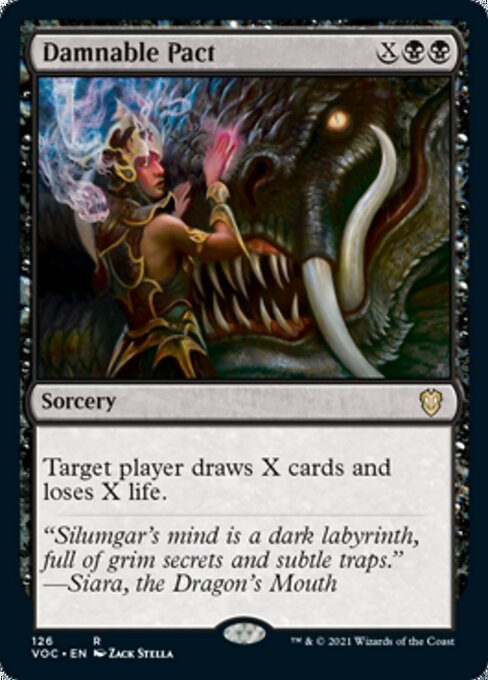 Damnable Pact (Commander 2021 Crimson Vow) Near Mint
