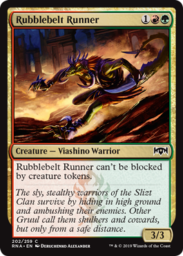 Rubblebelt Runner (Ravnica Allegiance) Medium Play