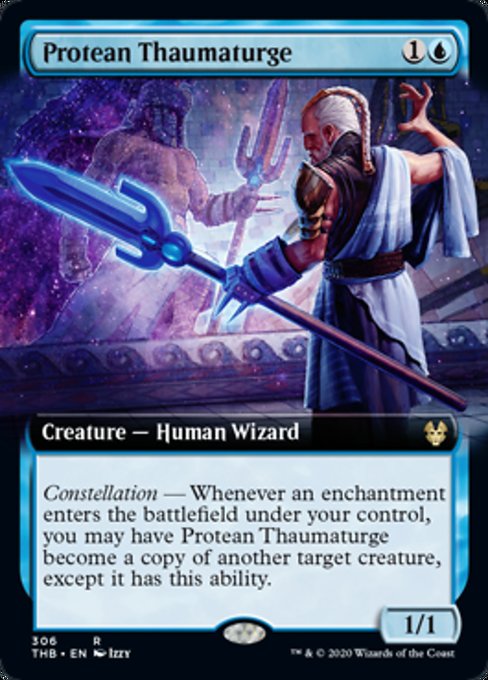 Protean Thaumaturge (Extended Art) (Theros Beyond Death) Near Mint