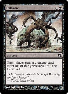 Exhume (Premium Deck Series: Graveborn) Medium Play Foil