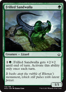 Frilled Sandwalla (Hour of Devastation) Medium Play