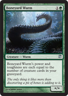 Boneyard Wurm (Innistrad) Medium Play
