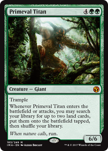 Primeval Titan (Iconic Masters) Near Mint Foil