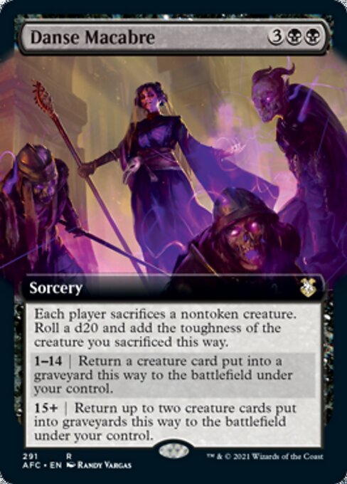 Danse Macabre (Extended Art) (Commander 2021 Forgotten Realms) Near Mint