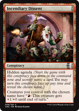Incendiary Dissent (Conspiracy: Take the Crown) Near Mint