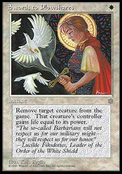 Swords to Plowshares (Ice Age) Medium Play