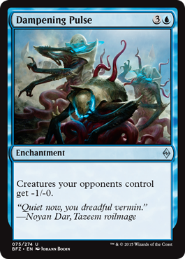 Dampening Pulse (Battle for Zendikar) Medium Play