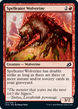 Spelleater Wolverine (Ikoria: Lair of Behemoths) Near Mint