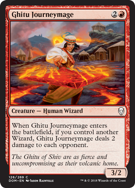 Ghitu Journeymage (Dominaria) Near Mint