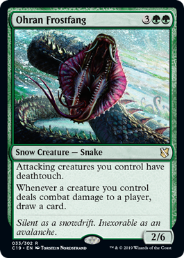 Ohran Frostfang (Commander 2019) Near Mint