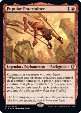 Popular Entertainer (Commander Legends: Battle for Baldur's Gate) Light Play