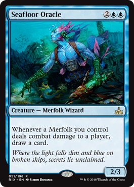 Seafloor Oracle (Rivals of Ixalan) Light Play