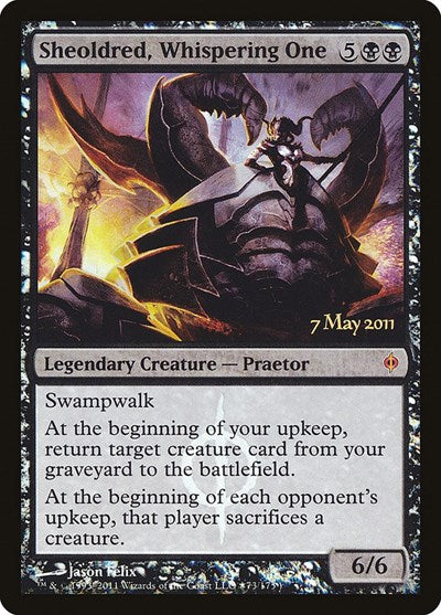 Sheoldred, Whispering One (Promos: Prerelease Cards) Heavy Play Foil