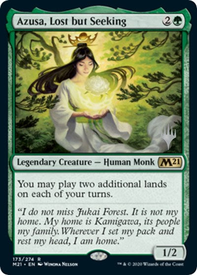 Azusa, Lost but Seeking (Promo Pack: Core Set 2021) Near Mint