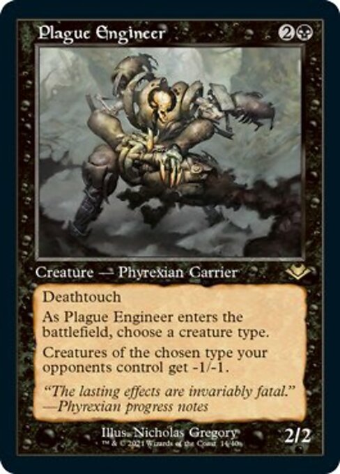Plague Engineer (Modern Horizons 1 Retro Frames) Near Mint Foil