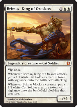 Brimaz, King of Oreskos (Born of the Gods) Medium Play