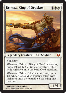 Brimaz, King of Oreskos (Born of the Gods) Near Mint