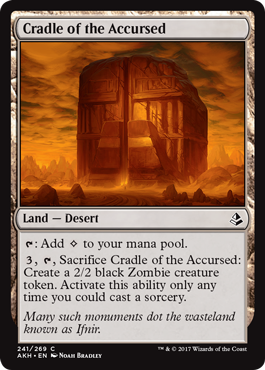 Cradle of the Accursed (Amonkhet) Near Mint