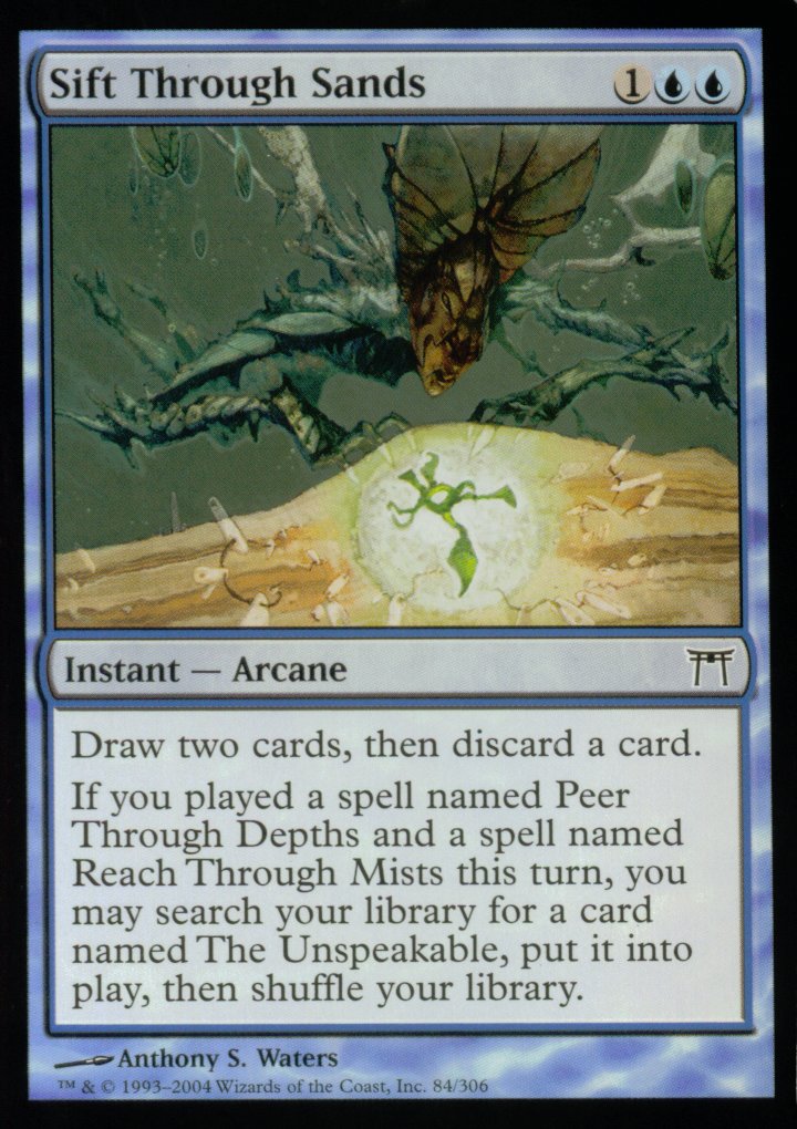 Sift Through Sands (Champions of Kamigawa) Medium Play