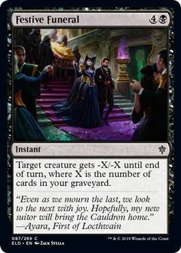 Festive Funeral (Throne of Eldraine) Medium Play